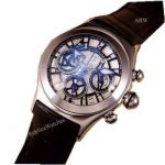 Corum Silver Skeleton Face Watch - Mens Corum Bubble Watch Replica